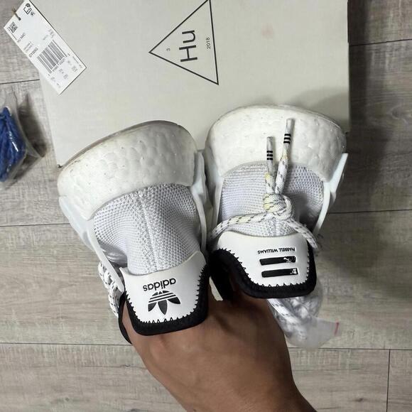 Adidas x NMD HU Human Race Pharrell Williams GY0092 Core White Size 4 Men main image 5